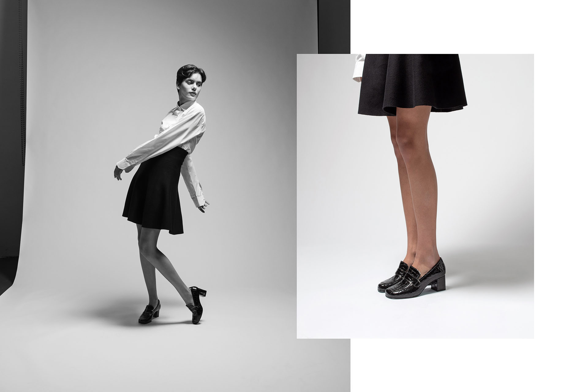 thierry rabotin ダークブルー バレエシューズ　ウェッジソール Woman's shoe collection: flats, pumps, boots, wedges